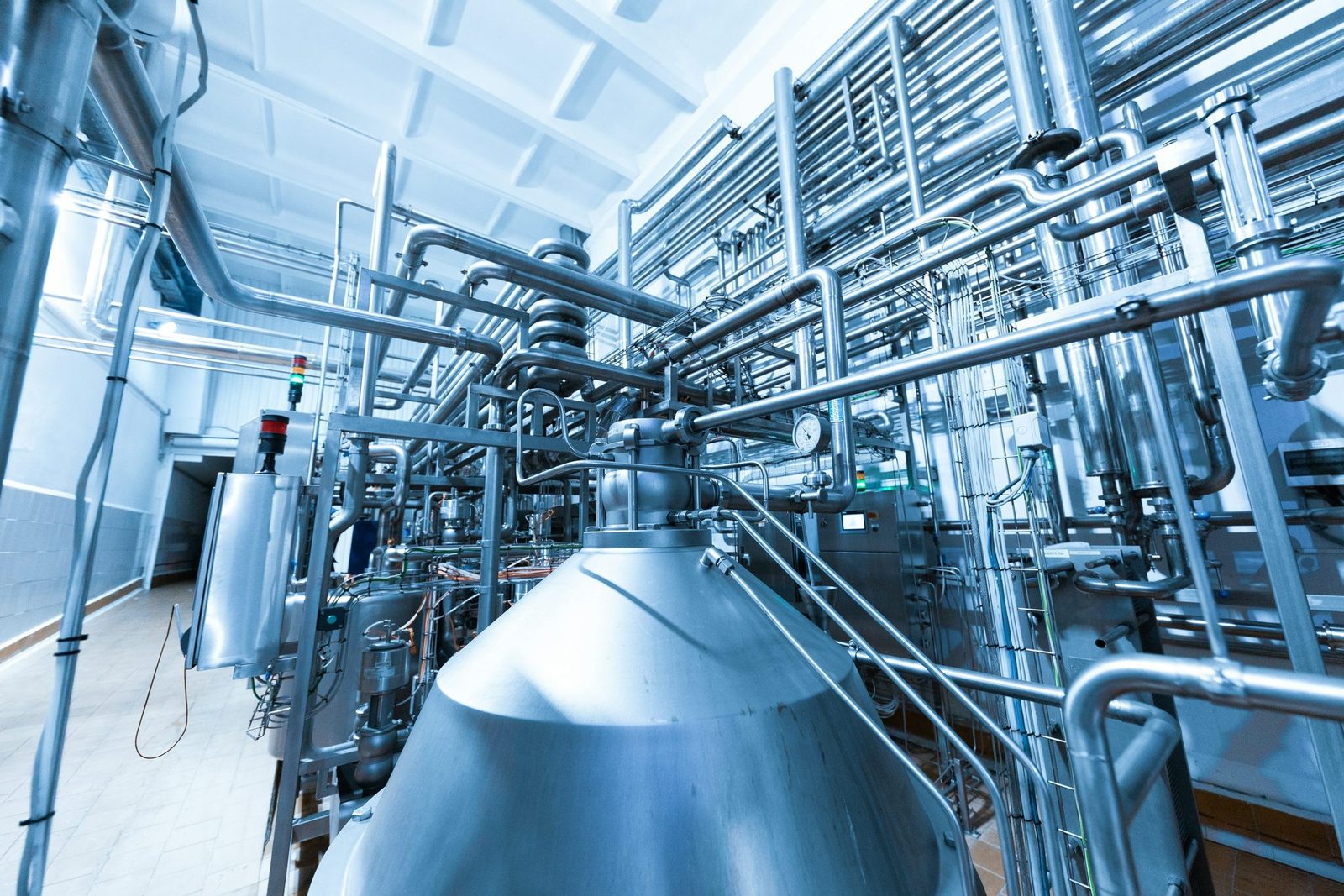 Chemical process plant piping with ATEX zones