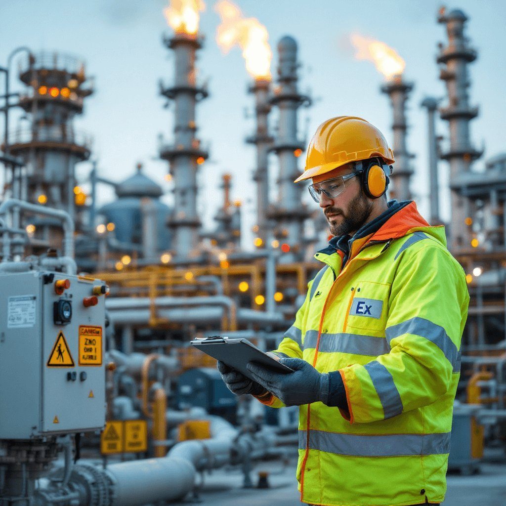 On-site Ex inspection of equipment in a hazardous area