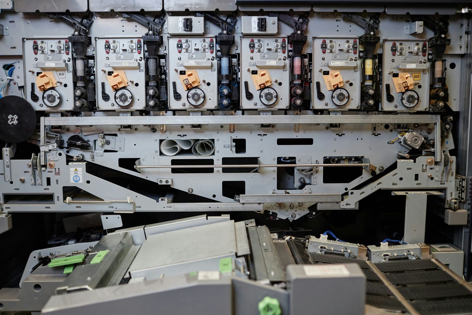 Printing press rollers in a solvent ATEX area